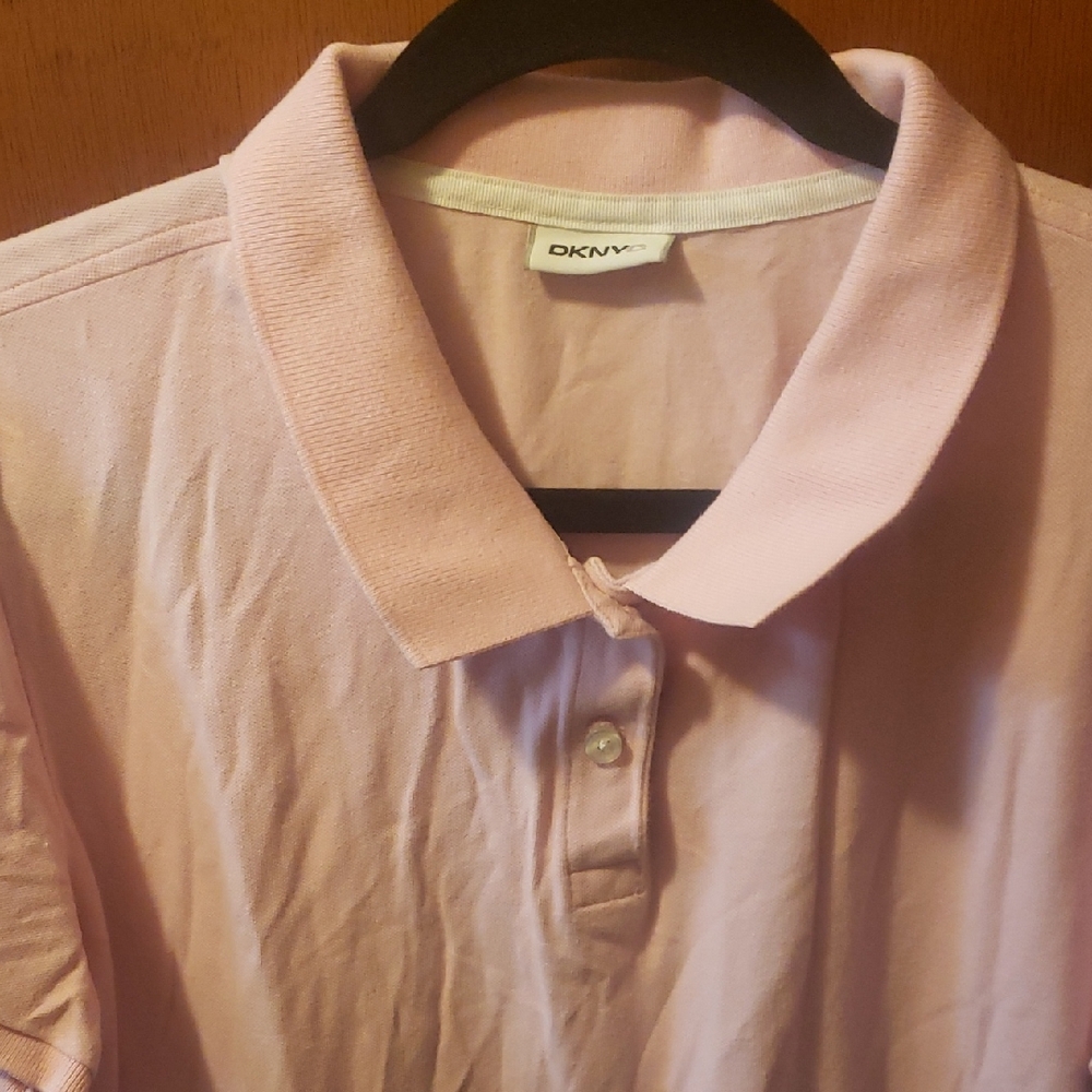 DKNY Pink Polo Shirt